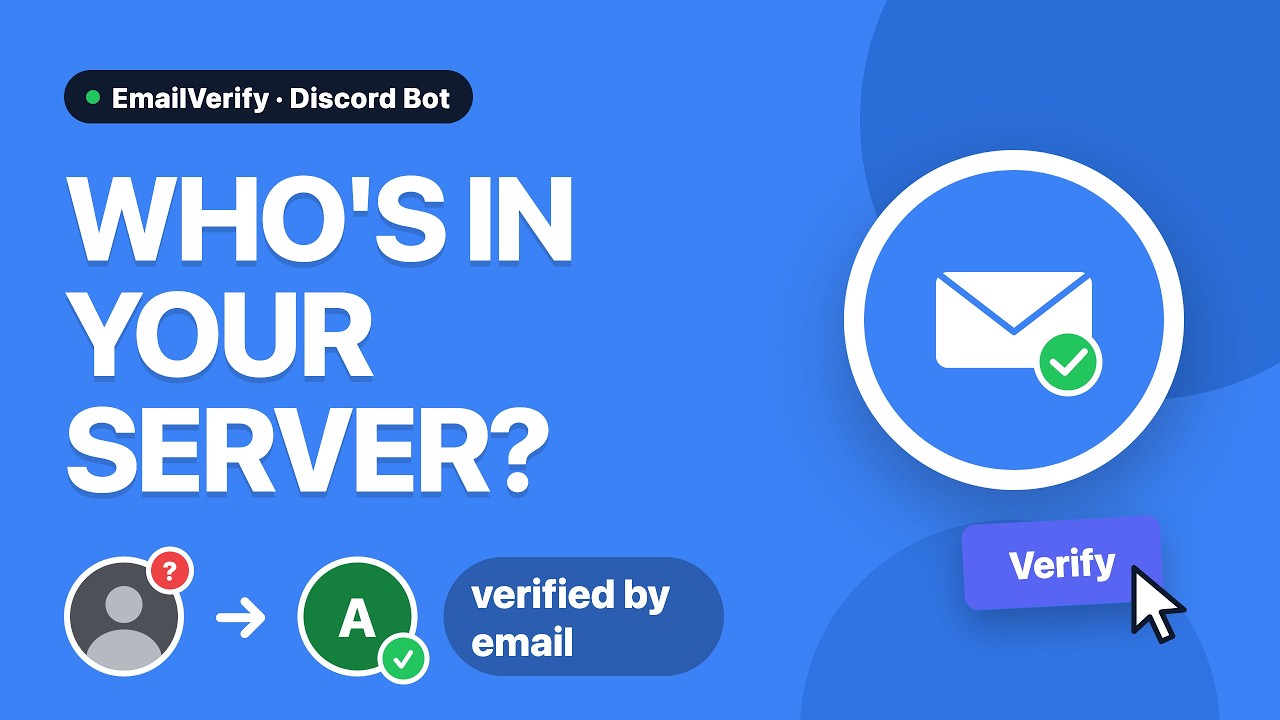 Video: setting up EmailVerify in a Discord server